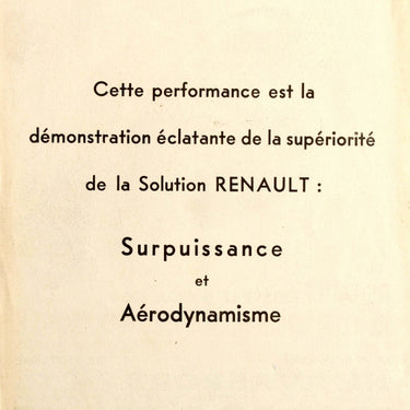 Aerodynamism Renault Sports Car 48 Hour World Record
