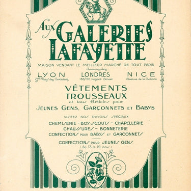 Galeries Lafayette Baby Philosopher Beatrice Mallet