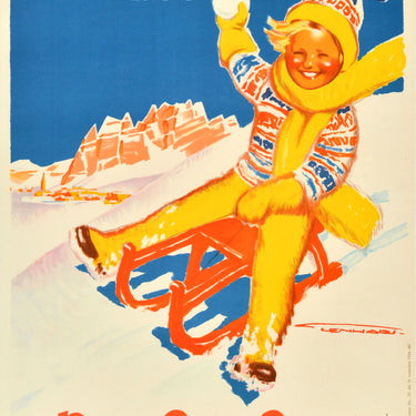 Cortina Italy ENIT Franz Lenhart