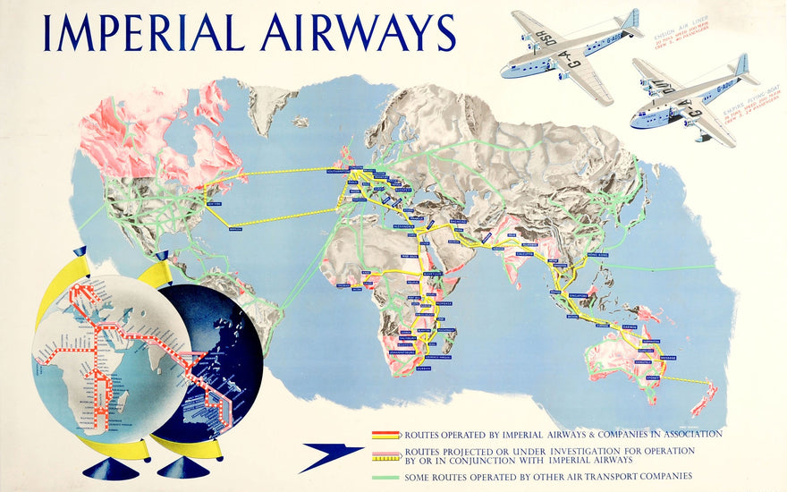 Vintage Illustrated Poster Maps