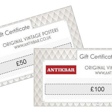 AntikBar Posters Gift Card