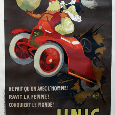 Unic car advertising