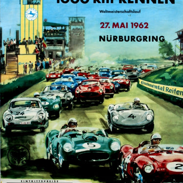 Car Racing Nurburgring, 27 May 1962