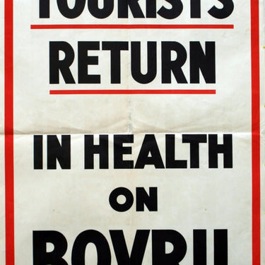 Tourists on Bovril Poster