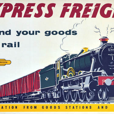 Steam Train Railway Express Freight Locomotive