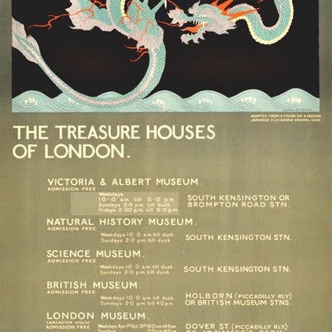 London Underground Treasure Houses Dragon