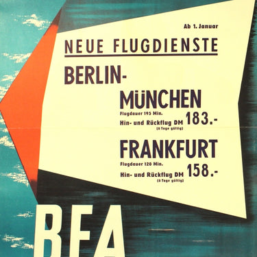 British European Airways - Berlin, Munich, Frankfurt