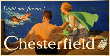 Chesterfield Cigarettes - Swimmer