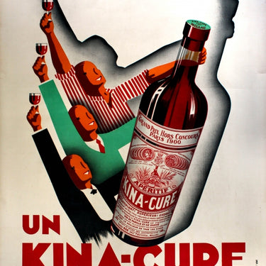 Kina Cure Alcohol Drink Art Deco