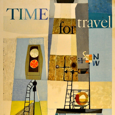 Time Magazine For Travel Mid-Century Modern