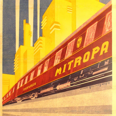 Mitropa Sleeping Cars Railway Art Deco