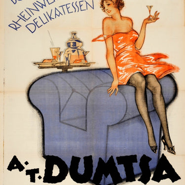 Dumtsa Bordeaux Rhine Wines Art Deco