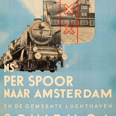 Steam Train KLM Schiphol Airport