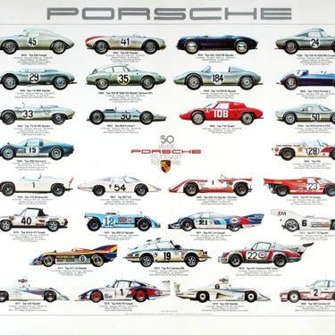 Porsche 50 Years Racing Cars