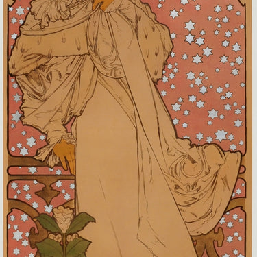 La Dame Aux Camelias Sarah Bernhardt Mucha