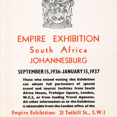 Empire Exhibition South Africa Johannesburg