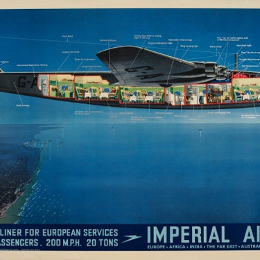 Imperial Airways Ensign Air Liner Cutout