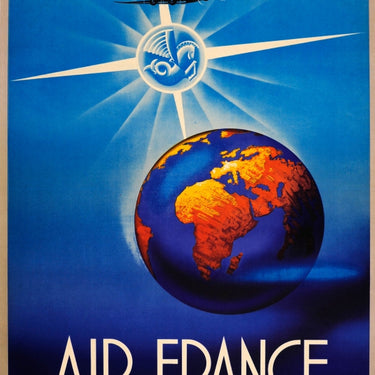 Air France Rayonne Sur Le Monde Art Deco