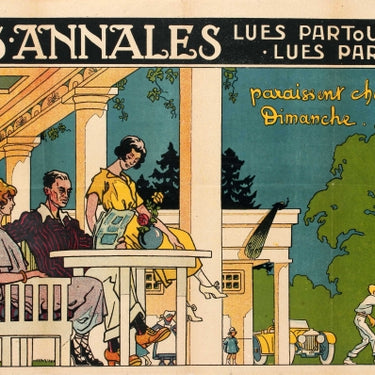 Les Annales Newspaper Art Deco France