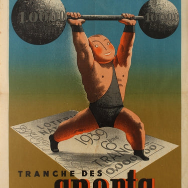 Loterie Nationale French National Lottery Sports Issue 1939