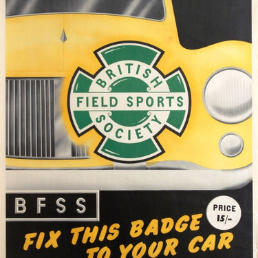 British Field Sports Society Car Badge