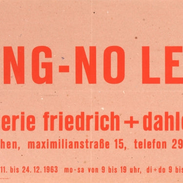 Ung No Lee Exhibition Galerie Friedrich Dahlem