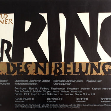 Richard Wagner Der Ring des Nibelungen Opera National Theatre Munich