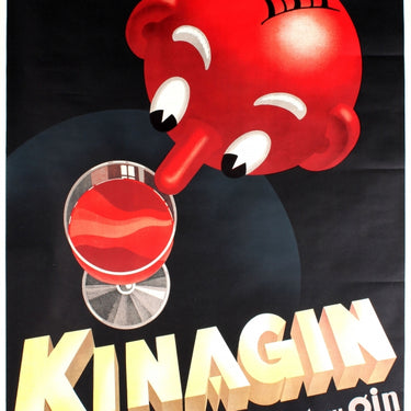 Kinagin Vermouth Art Deco Liquor