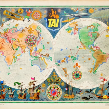 TAI Planisphere Map Luc Marie Bayle