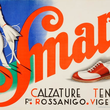 Smart Tennis Shoes Calzature Italy Art Deco