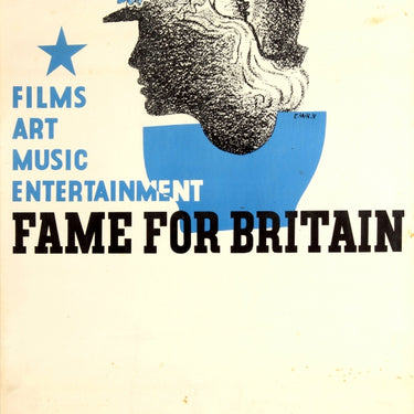 Films Art Music Entertainment Fame for Britain (Blue) McKnight Kauffer