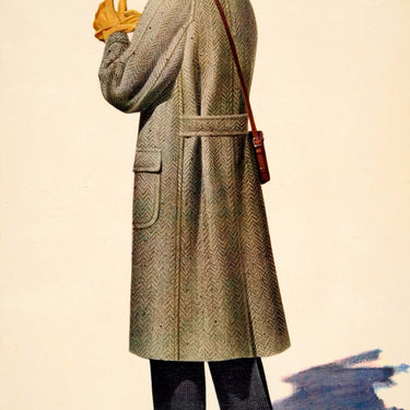 Schloss Bros & Co Fashion Man In Overcoat
