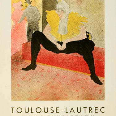 Toulouse Lautrec Art Exhibition Clownesse Cha-U-Kao