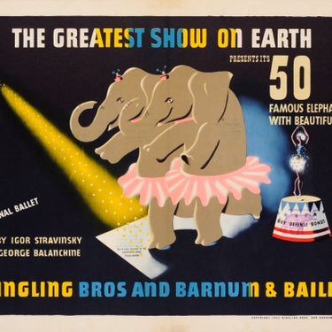 Ringling Brothers Barnum &amp; Bailey Greatest Show On Earth Stravinsky Balanchine Ballet