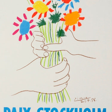 Paix Stockholm Peace Conference Pablo Picasso