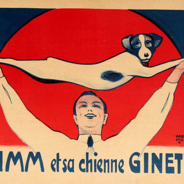 Gimm Et Sa Chienne Ginette Acrobatic Circus Dog