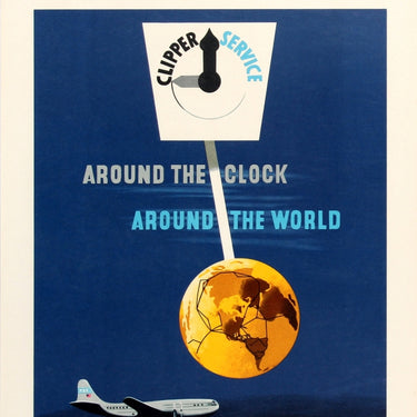 Pan Am World Clipper Cargo Around The Clock Around The World