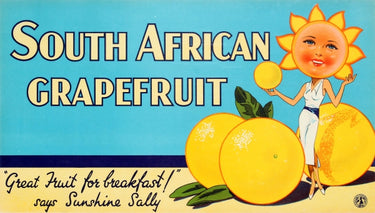 South African Grapefruit Art Deco