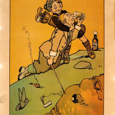 Scotch Ale Younger Beer Golf Cartoon