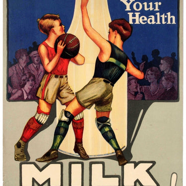 Basketball Milk Helps You Win Children