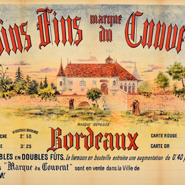 Bordeaux Wine Convent France