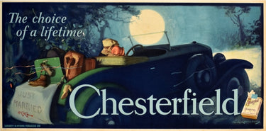 Chesterfield Cigarettes Just Married