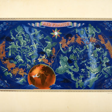 Air France Zodiac Constellations Boucher