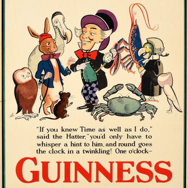 Guinness Alice in Wonderland Sane Lunch Party John Gilroy