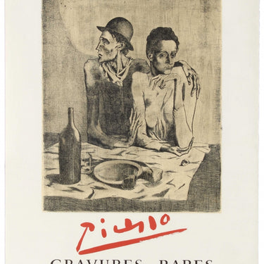 Picasso Rare Engravings Exhibition The Frugal Meal Galerie 65 Cannes