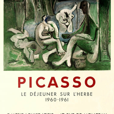 Picasso Exhibition Luncheon On The Grass Manet