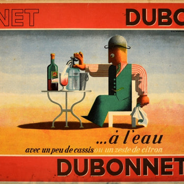 Dubonnet Cocktail Drink Cassandre