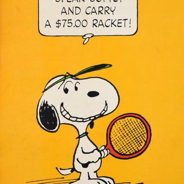 Snoopy Cartoon Speak Softly Tennis Schulz