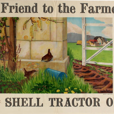 Shell Tractor Oil Wrens Angela Barlow