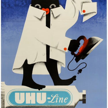 Uhu Line Fabric Ad Modernist Design